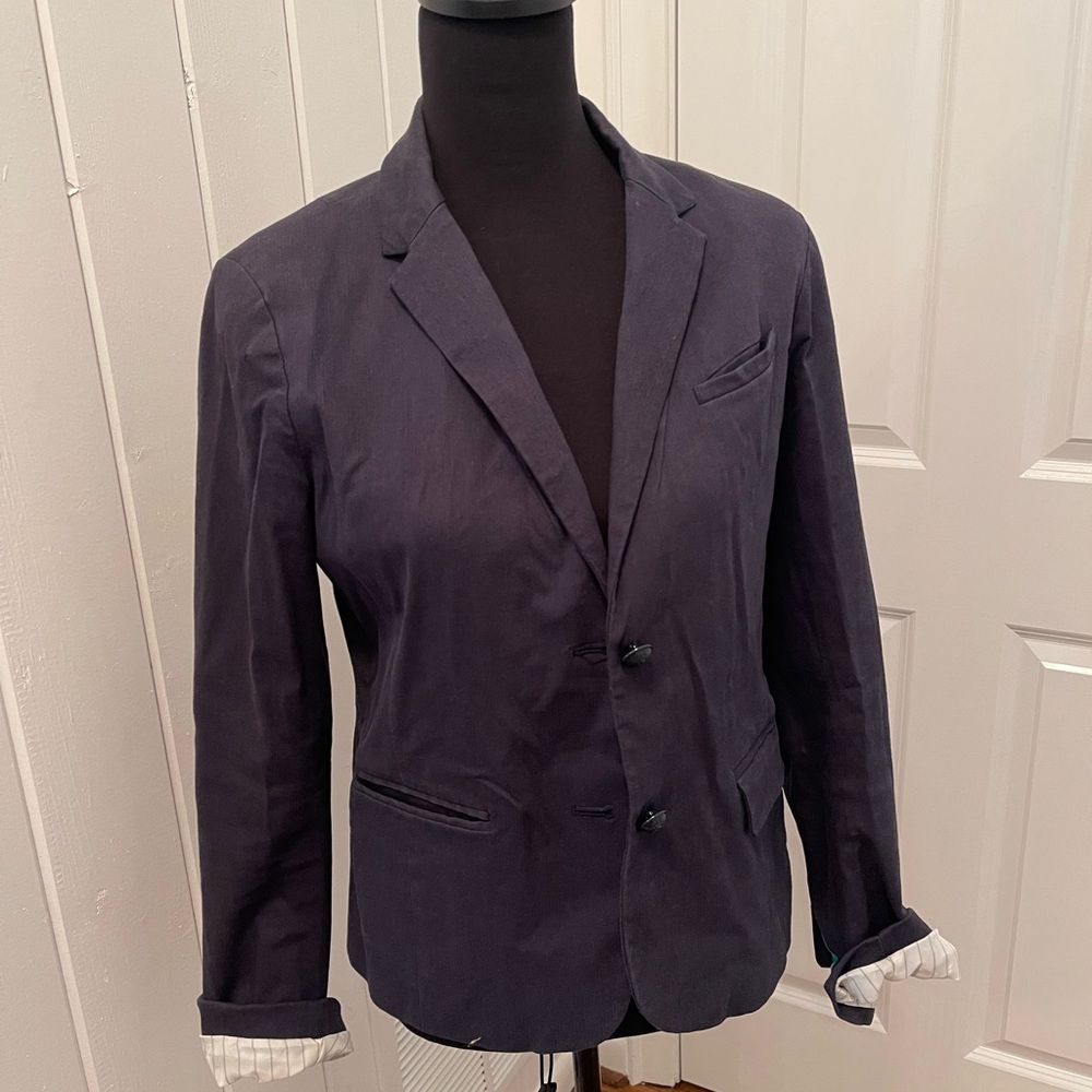 GAP Academy Blazer in Navy with green accents